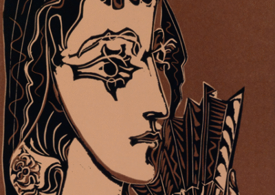 Portrait de Jacqueline en Carmen