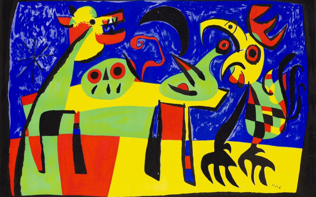 Le chien aboyant à la lune