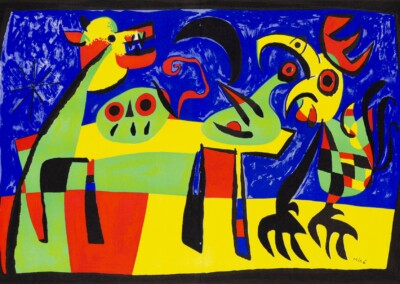 Le chien aboyant à la lune