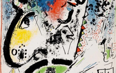 The Lithographs of Chagall, volume I, frontipiece – self-portrait