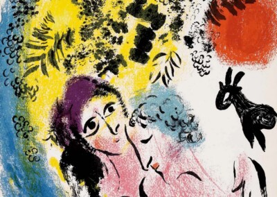 The Lithographs of Chagall, volume I, frontipiece – self-portrait